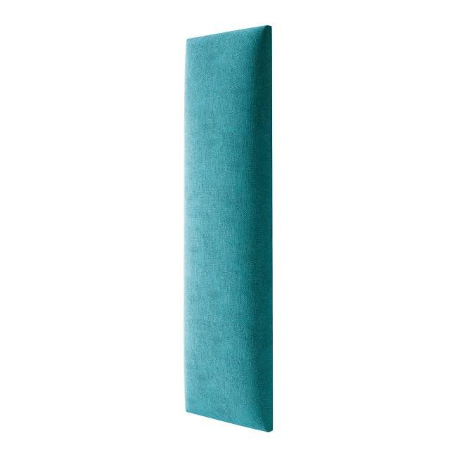 Panel ścienny tapicerowany Stegu Mollis prostokąt 60 x 15 cm turkusowy