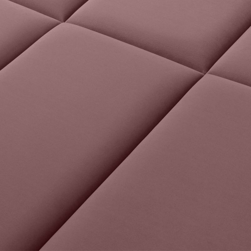 Panel ścienny tapicerowany Stegu Mollis prostokąt 60 x 30 cm brudny róż