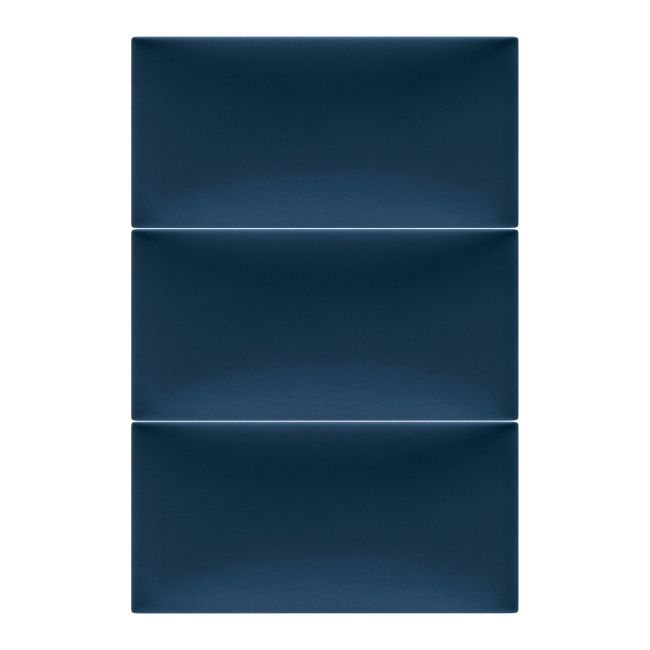 Panel ścienny tapicerowany Stegu Mollis prostokąt 60 x 30 cm ciemnoniebieski