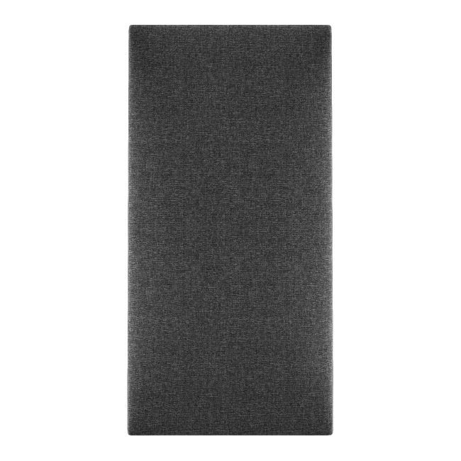 Panel ścienny tapicerowany Stegu Mollis prostokąt 60 x 30 cm ciemny szary