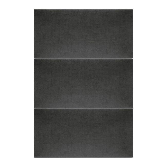 Panel ścienny tapicerowany Stegu Mollis prostokąt 60 x 30 cm grafit
