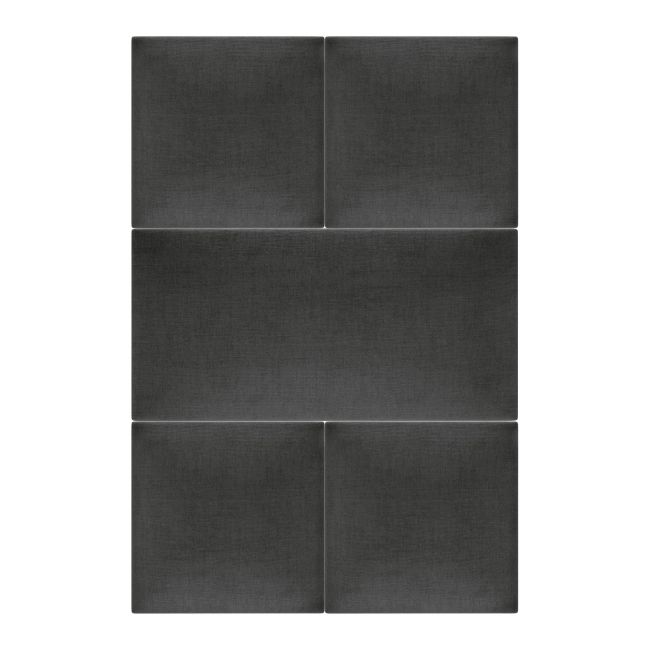Panel ścienny tapicerowany Stegu Mollis prostokąt 60 x 30 cm grafit