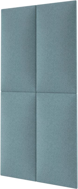 Panel ścienny tapicerowany Stegu Mollis prostokąt 60 x 30 cm jasny niebieski