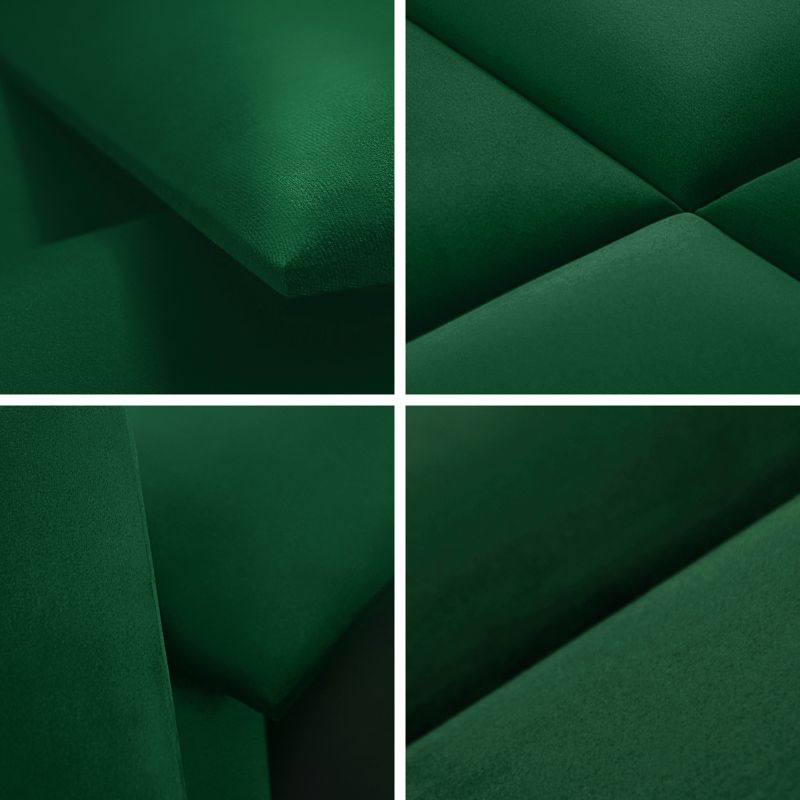 Panel ścienny tapicerowany Stegu Mollis prostokąt 60 x 30 cm zielony