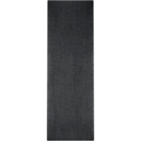 Panel ścienny tapicerowany Stegu Mollis prostokąt 90 x 30 cm antracytowy