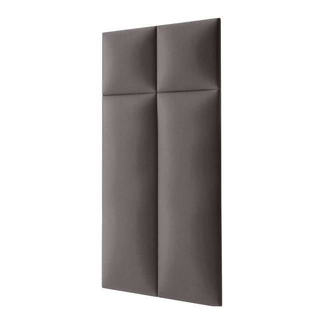 Panel ścienny tapicerowany Stegu Mollis prostokąt 90 x 30 cm szary