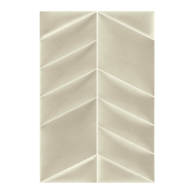 Panel ścienny tapicerowany Stegu Mollis równoległobok 15 x 30 cm beżowy L