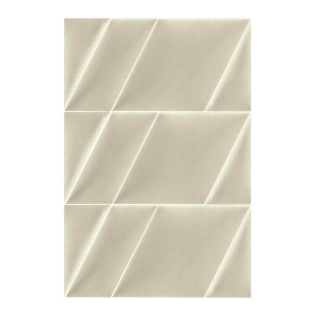 Panel ścienny tapicerowany Stegu Mollis trójkąty 15 x 30 cm beżowy L