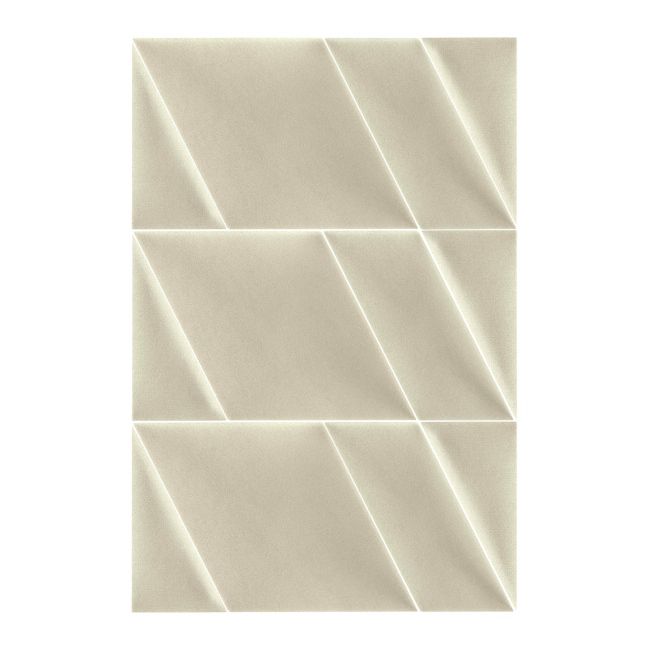 Panel ścienny tapicerowany Stegu Mollis trójkąty 15 x 30 cm beżowy P