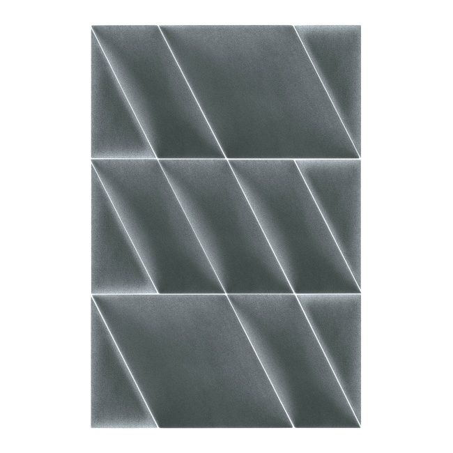 Panel ścienny tapicerowany Stegu Mollis trójkąty 15 x 30 cm ciemnoszary P 2 szt.