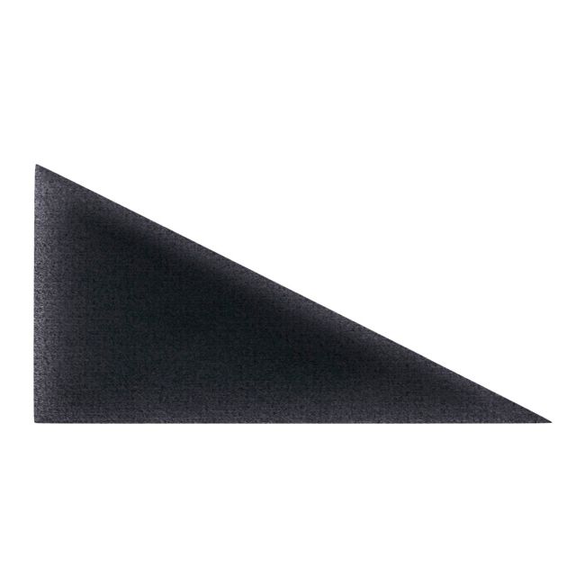 Panel ścienny tapicerowany Stegu Mollis trójkąty 15 x 30 cm czarny L