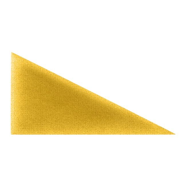 Panel ścienny tapicerowany Stegu Mollis trójkąty 15 x 30 cm żółty L