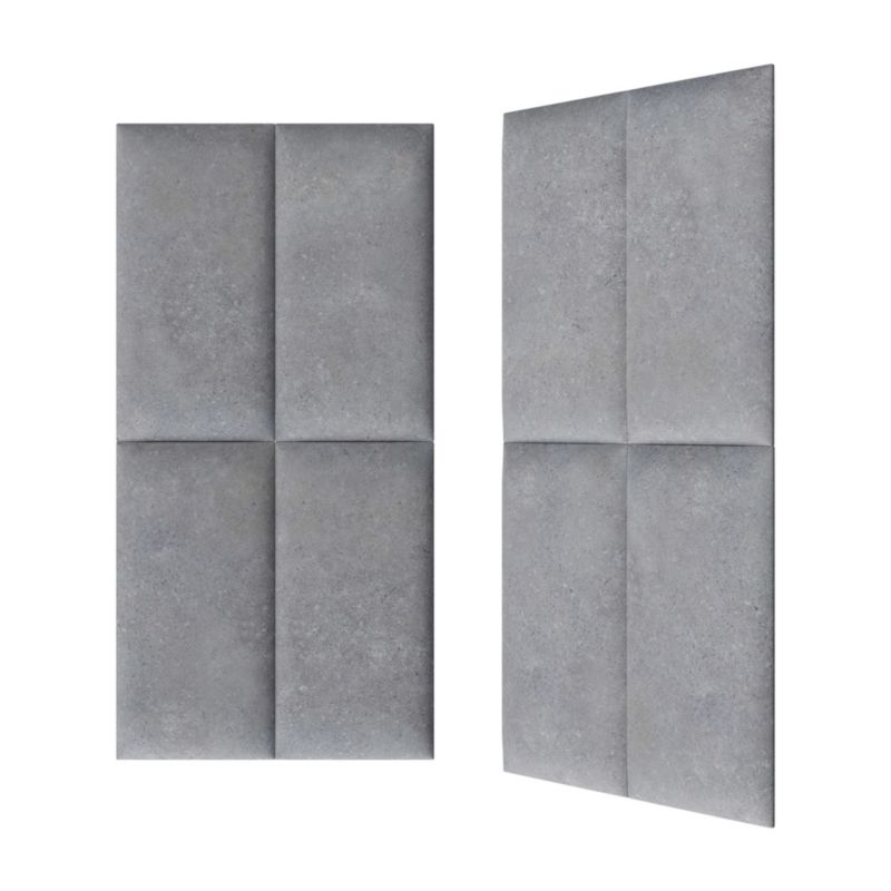 Panel ścienny tapicerowany Stegu Print 60 x 30 cm beton ciemny