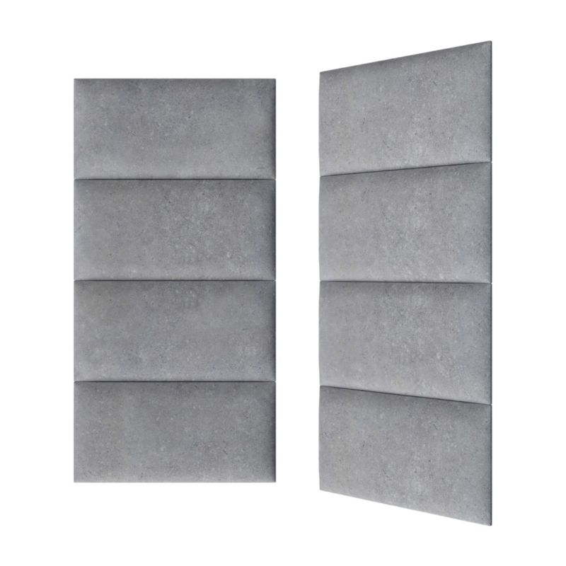 Panel ścienny tapicerowany Stegu Print 60 x 30 cm beton ciemny