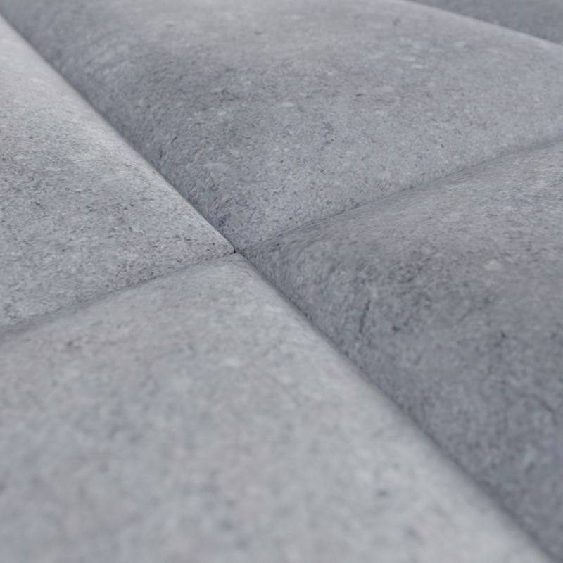 Panel ścienny tapicerowany Stegu Print 60 x 30 cm beton ciemny