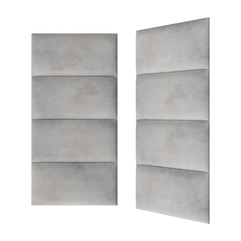 Panel ścienny tapicerowany Stegu Print 60 x 30 cm beton jasny