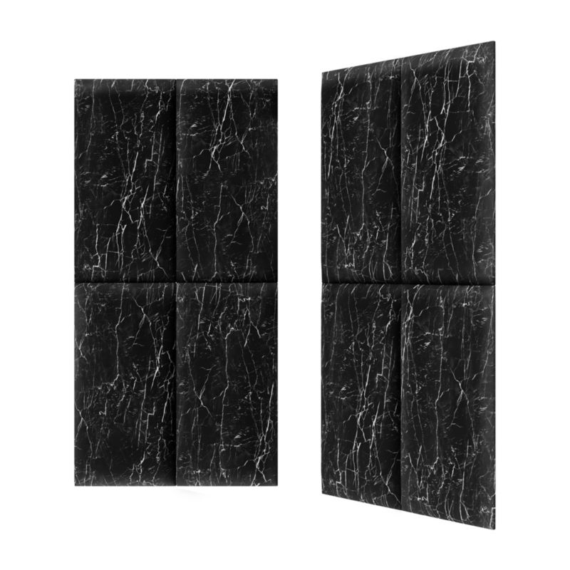 Panel ścienny tapicerowany Stegu Print 60 x 30 cm carra black