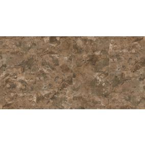 Panel ścienny winylowy SPC Marble Brown 47 x 94 cm 1,767 m2