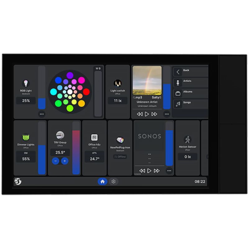 Panel sterowania smart home Shelly Wall Display XL dotykowy czarny, 1 szt.