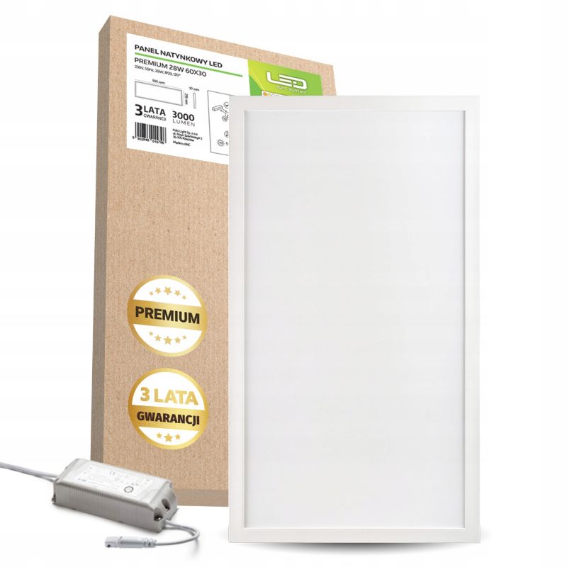 Panel sufitowy LED 28W 30x60 LLs podtynkowy 4000K 1szt.