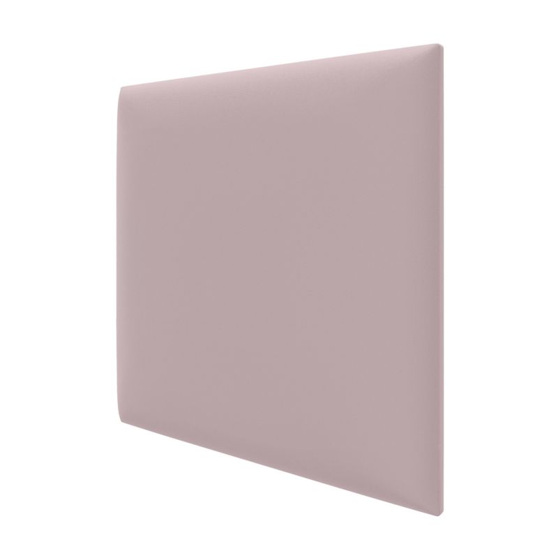 Panel tapicerowany ścienny Stegu wezgłowie 30x30 cm Różowy welur , akustyczny, dekoracyjny 1 szt.