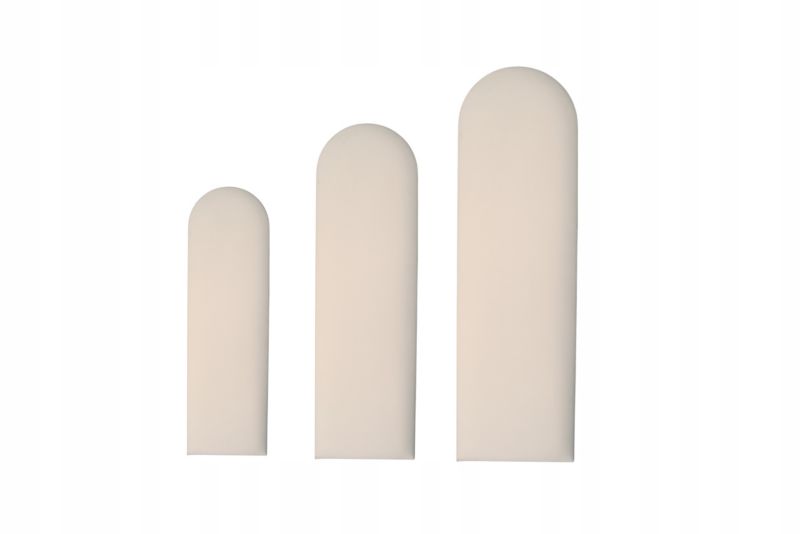 Panel Tapicerowany Komvortowy 100x20 cm Biały Smart Velvet Ścienny 1 szt.