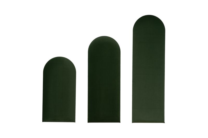 Panel Tapicerowany Komvortowy 60x30 cm Zielony Smart Velvet Ścienny 1 szt.