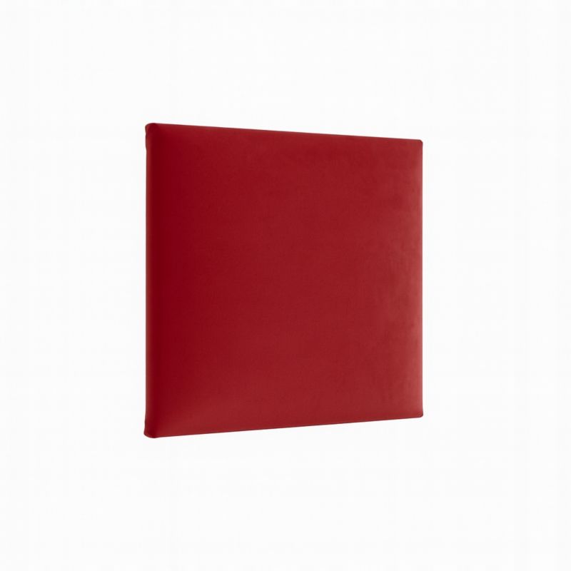 Panel Tapicerowany Kwadrat Komvortowy Edanti 30x30 cm czerwony smart 1 szt.