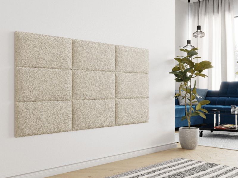 Panel tapicerowany MIRJAN 24 Pag 60x30 beżowa bukla 1 szt.