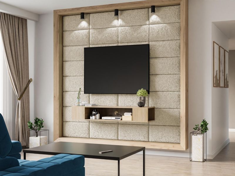Panel tapicerowany MIRJAN 24 Pag 60x30 beżowa bukla 1 szt.