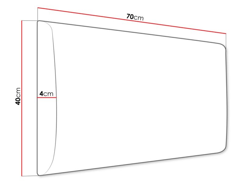 Panel tapicerowany MIRJAN 24 Pag 70x40 szafirowy 1 szt.