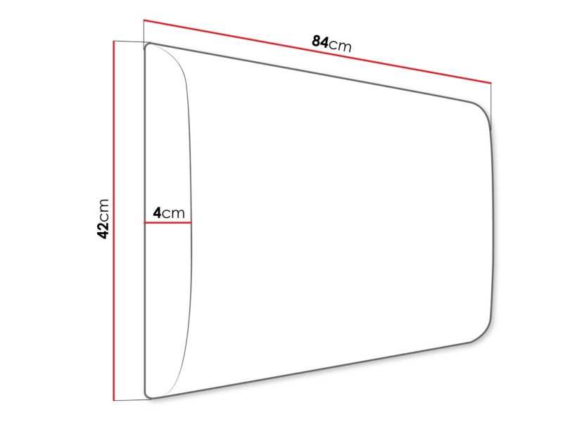 Panel tapicerowany MIRJAN 24 Pag 84x42 beżowy 1 szt.