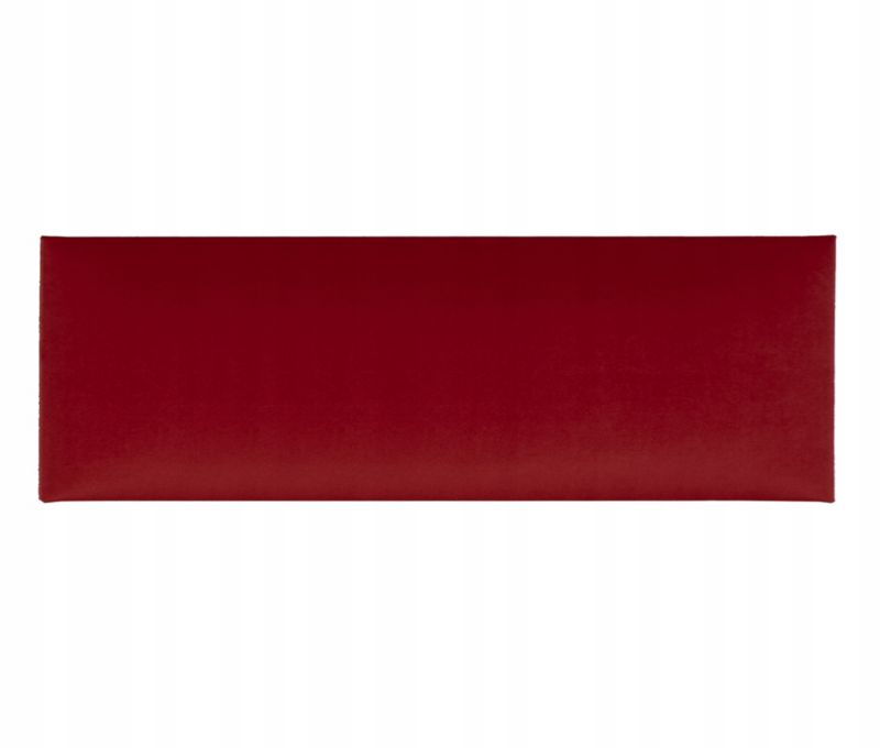 Panel Tapicerowany Prostokąt Komvortowy Edanti 30x90 cm czerwony smart 1 szt.