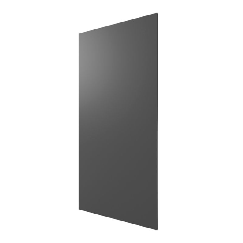 Panel tylny do wyspy kuchennej GoodHome Stevia 89 x 200 cm antracyt mat