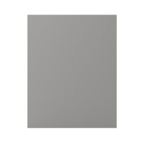 Panel wymienny do szafki dolnej GoodHome Alisma 57 x 72 cm szary połysk lewy