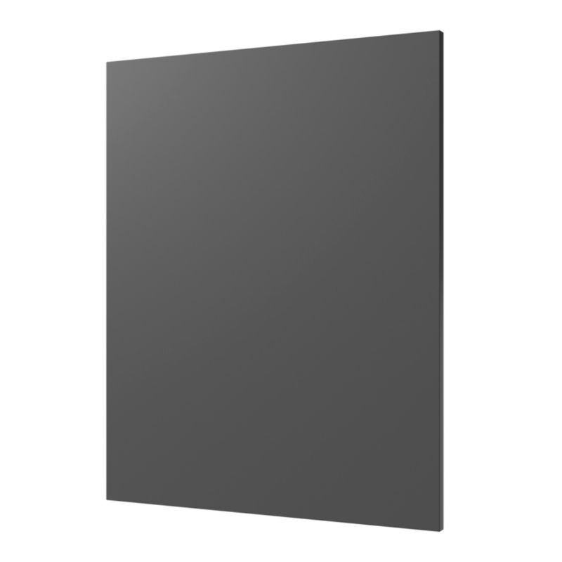 Panel wymienny do szafki dolnej GoodHome Stevia 57 x 72 cm antracyt mat prawy