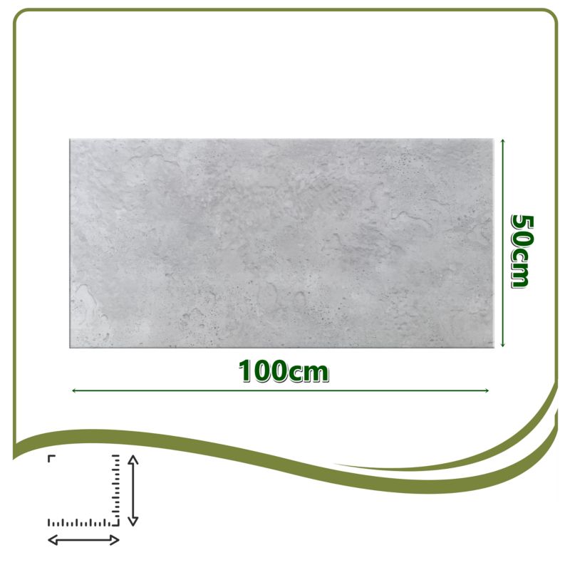 Panele Ścienne Szary Beton Architektoniczny VERDICO 6914XL Kasetony Sufitowe 0,50 m2. 1 szt.