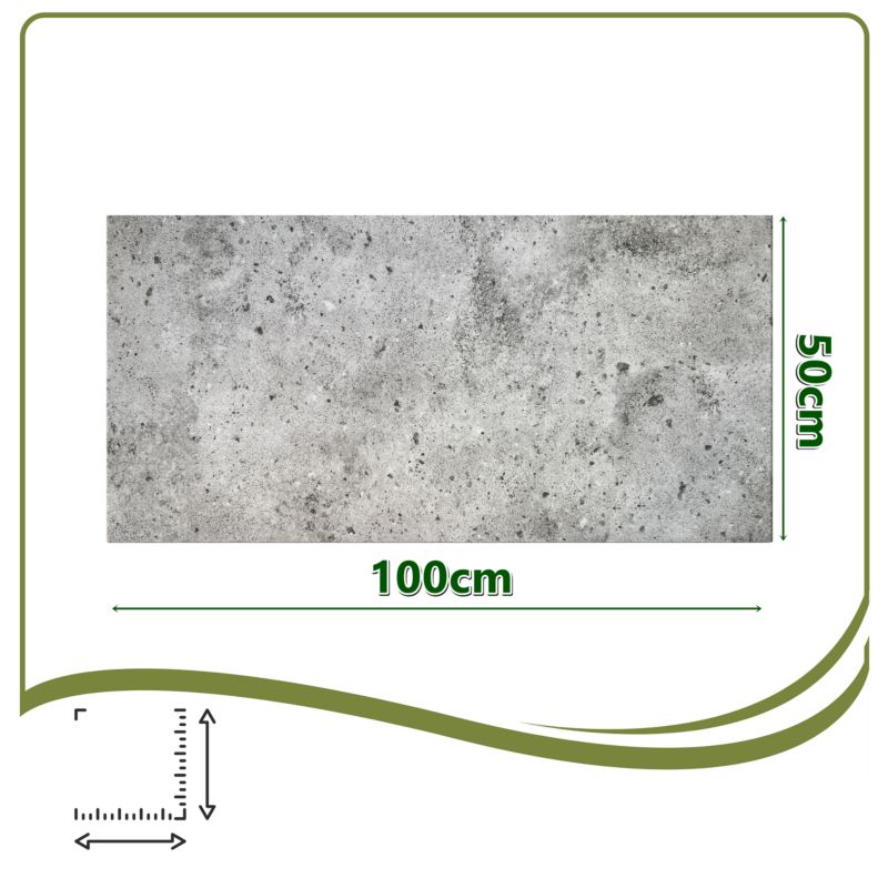 Panele Ścienne Szary Beton Architektoniczny VERDICO Kasetony Sufitowe 0,50 m2. 1 szt.