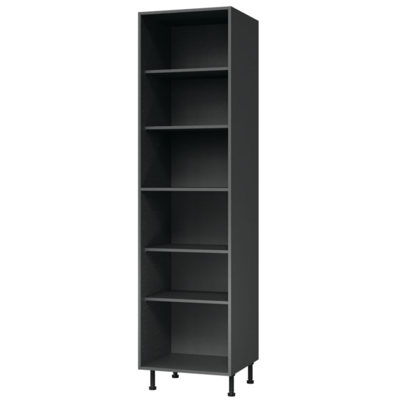 Panele do szafki kuchennej kolumnowej / AGD GoodHome Caraway 219 cm szare