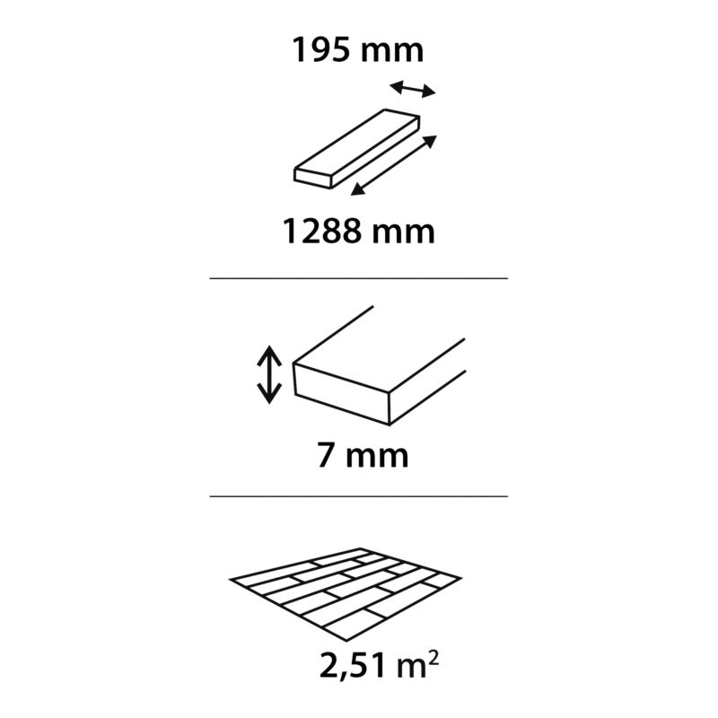 Panele laminowane Oakland wodoodporne AC4 2,51 m2