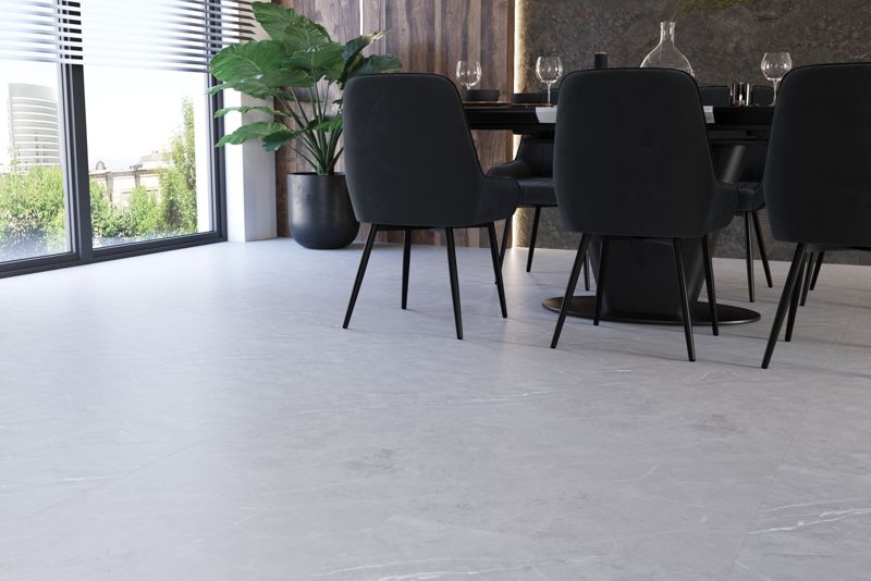 Panele podłogowe winylowe SPC Agat Szary 5,0mm 120x30 - 1,44m2 - 4szt.