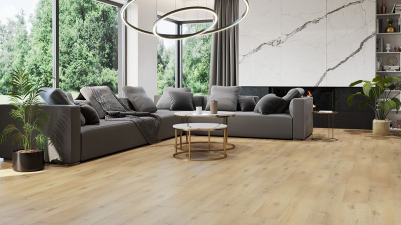 Panele podłogowe winylowe SPC Dąb Ceres 5,0mm 1240mm x 182mm, V-fuga malowana  - 2,257 m2 - 10szt.