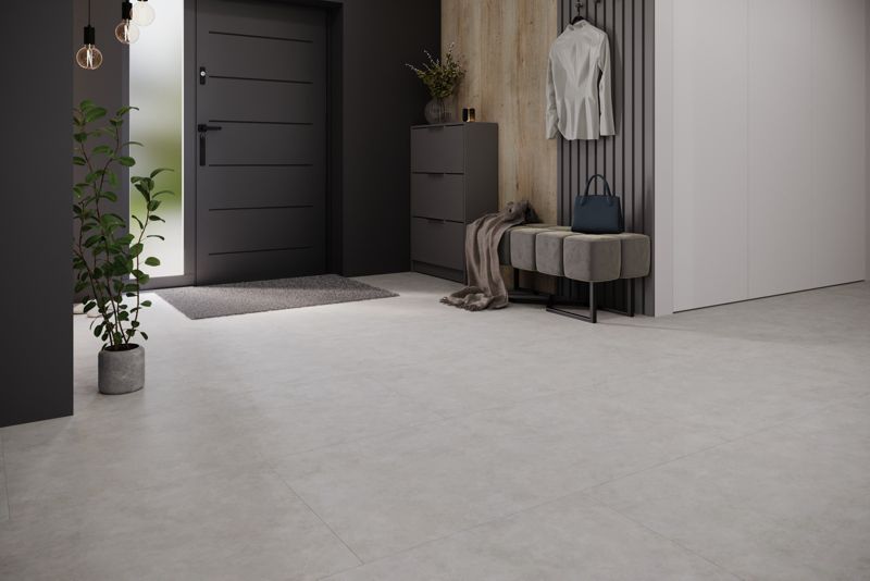 Panele podłogowe winylowe SPC Kalcyt Beżowy 5,0mm 120x30 - 1,44m2 - 4szt.