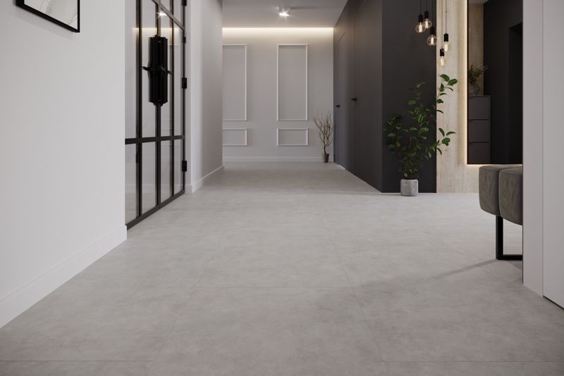 Panele podłogowe winylowe SPC Kalcyt Beżowy 5,0mm 120x30 - 1,44m2 - 4szt.