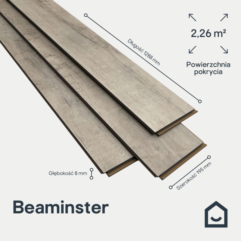 Panele podłogowe laminowane Goodhome Beaminster AC4 2,26 m2