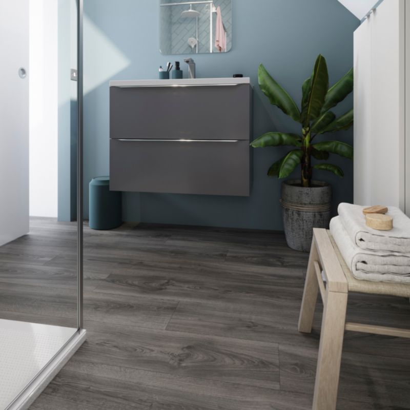 Panele podłogowe laminowane GoodHome Dąb Cleobury AC5 brązowy 1,69 m2