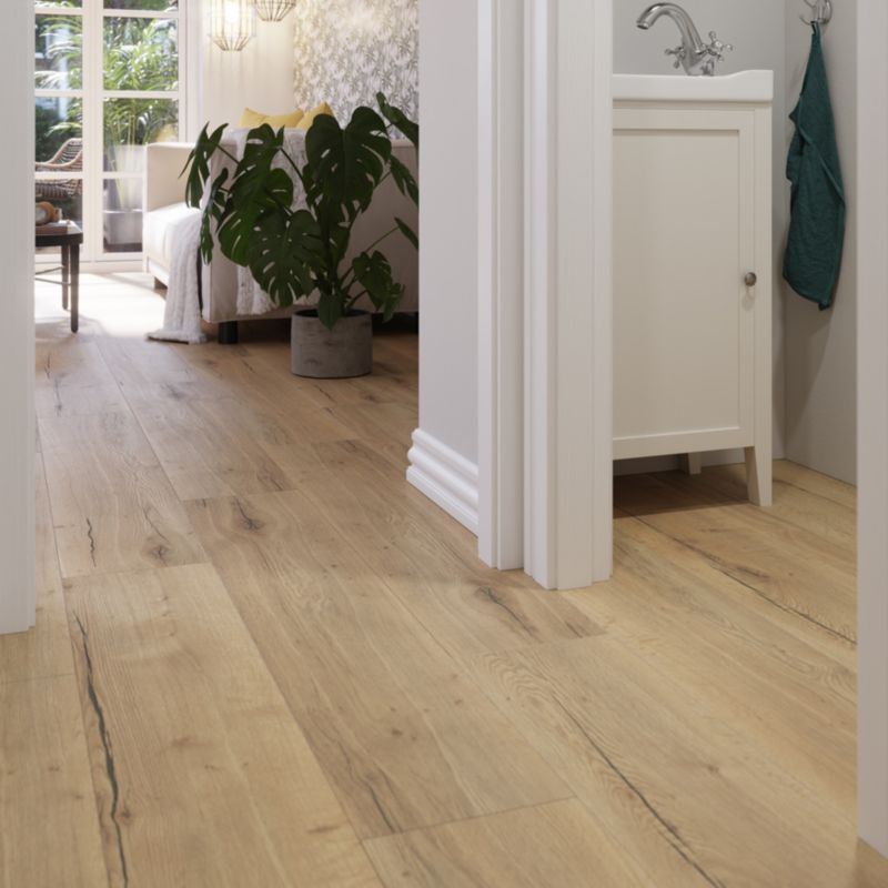 Panele podłogowe laminowane GoodHome Dawnham Natural AC4 2,54 m2