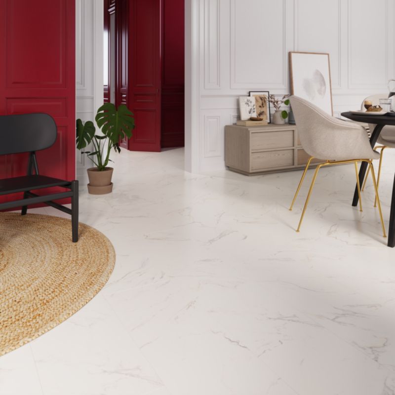Panele podłogowe laminowane GoodHome Elegance AC4 White 2,54 m2