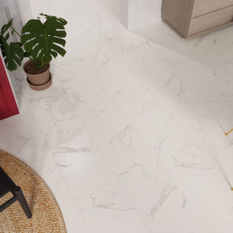 Panele podłogowe laminowane GoodHome Elegance AC4 White 2,54 m2