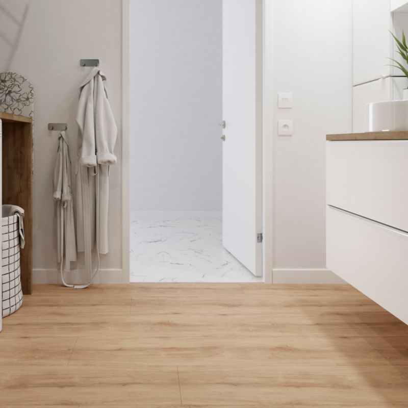 Panele podłogowe laminowane GoodHome Elegance AC4 White 2,54 m2